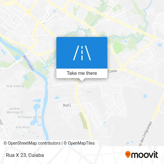 Rua X 23 map