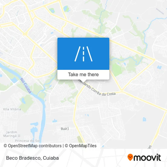Beco Bradesco map