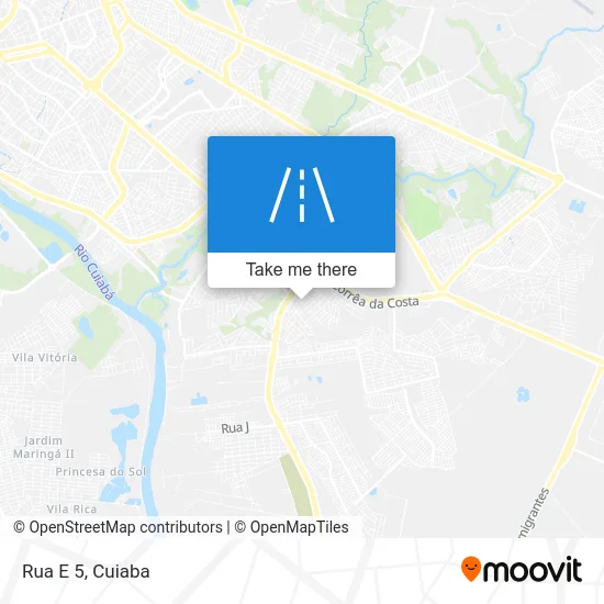 Rua E 5 map