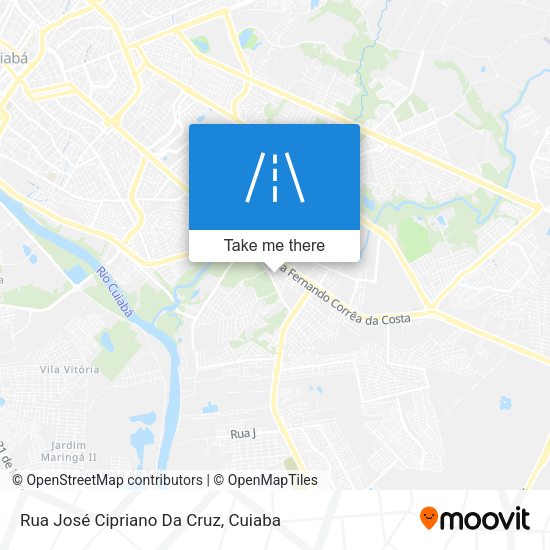 Rua José Cipriano Da Cruz map