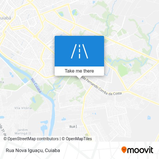 Rua Nova Iguaçu map