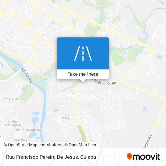Rua Francisco Pereira De Jesus map