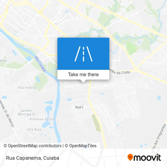 Rua Capanema map