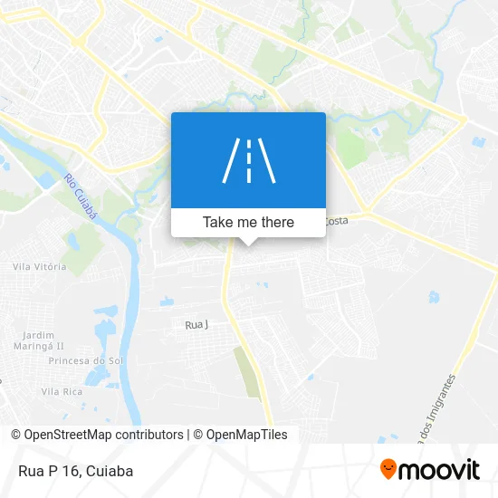 Rua P 16 map