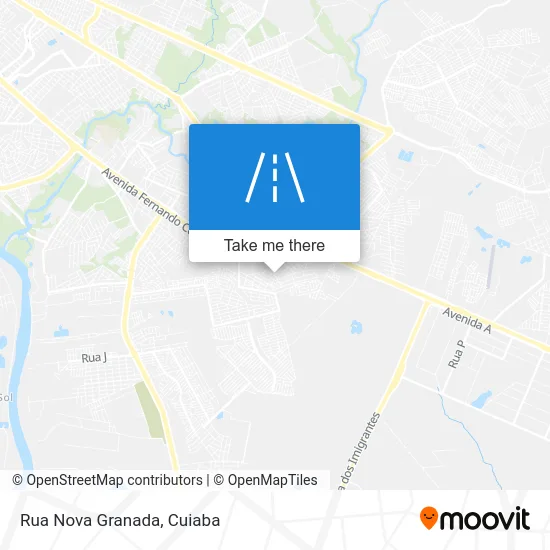 Rua Nova Granada map