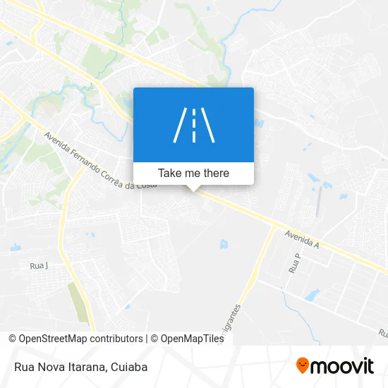 Rua Nova Itarana map
