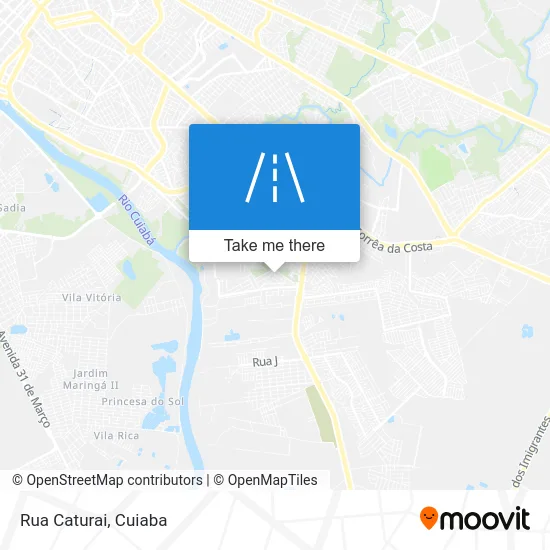Rua Caturai map