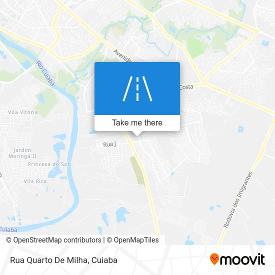 Rua Quarto De Milha map