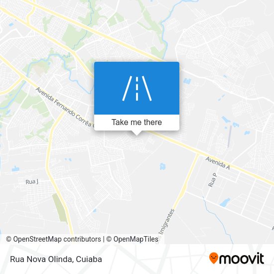 Rua Nova Olinda map