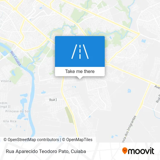 Rua Aparecido Teodoro Pato map