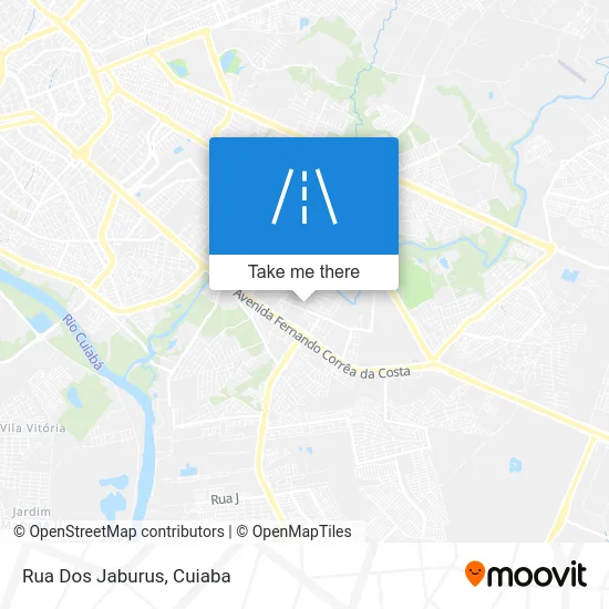 Rua Dos Jaburus map