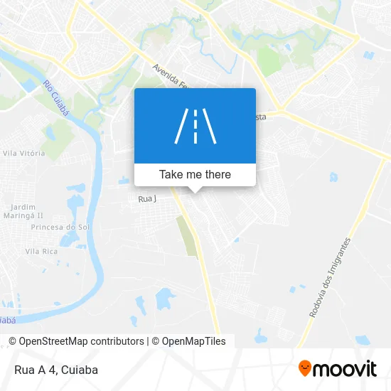 Rua A 4 map