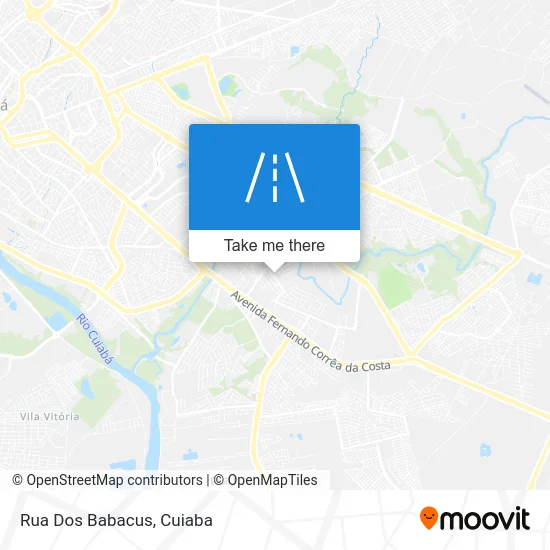 Rua Dos Babacus map