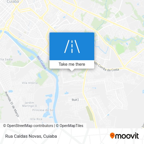 Rua Caldas Novas map