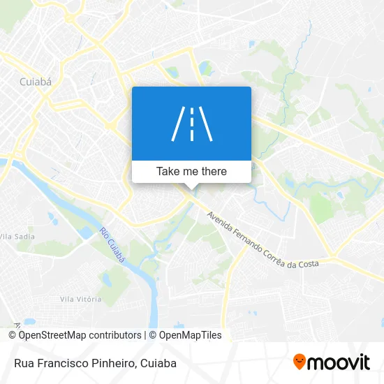 Rua Francisco Pinheiro map