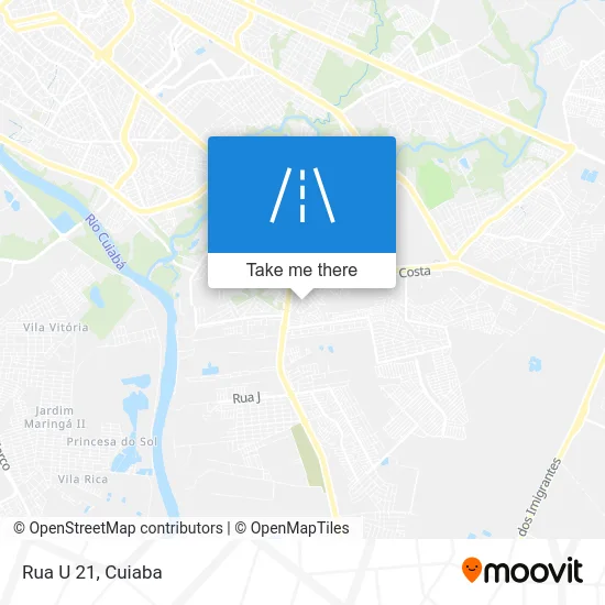 Rua U 21 map