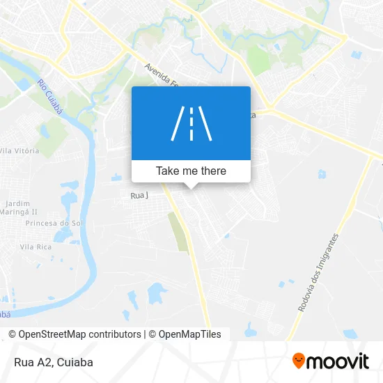 Rua A2 map