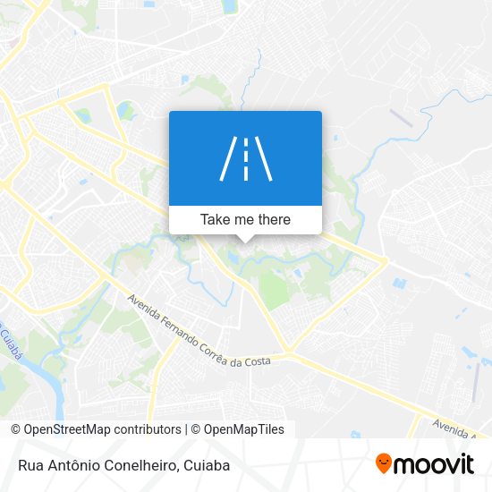 Rua Antônio Conelheiro map