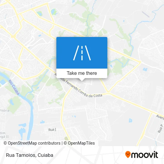 Rua Tamoios map