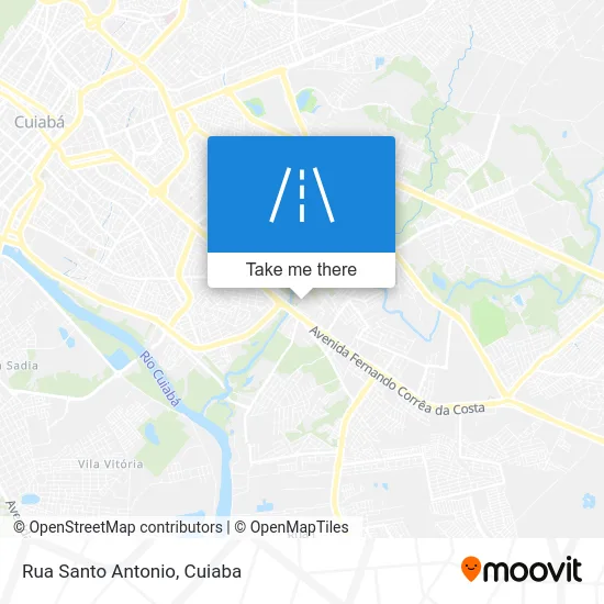 Rua Santo Antonio map