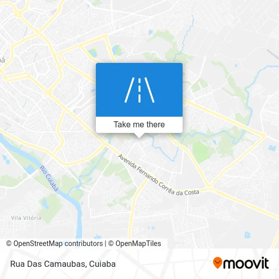 Rua Das Camaubas map