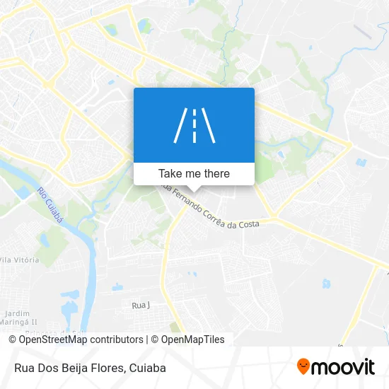 Rua Dos Beija Flores map