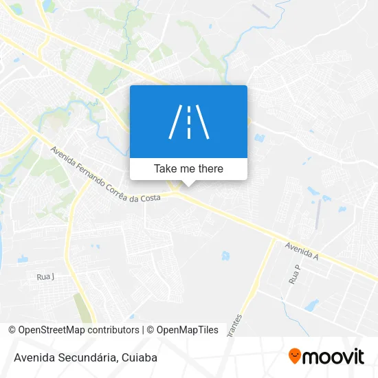 Avenida Secundária map