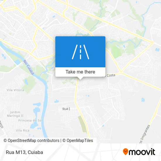 Rua M13 map