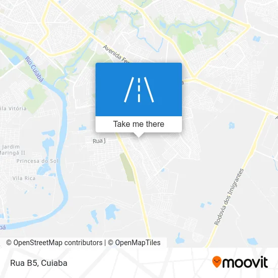 Rua B5 map