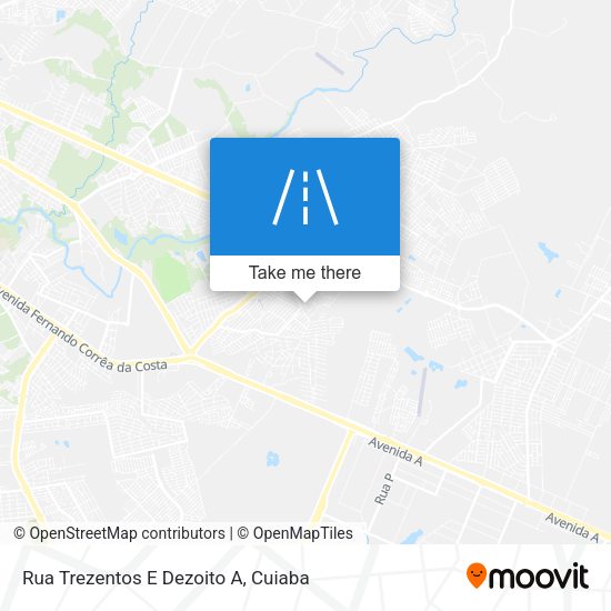 Rua Trezentos E Dezoito A map
