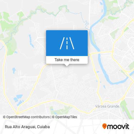 Mapa Rua Alto Araguai