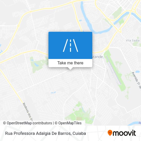 Rua Professora Adalgia De Barros map