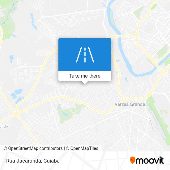 Rua Jacarandá map