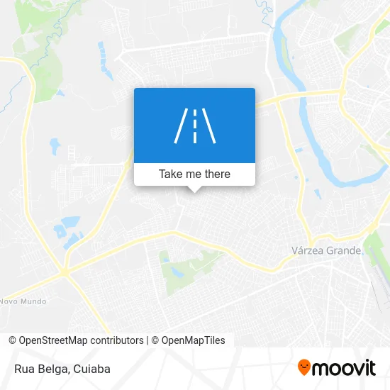 Rua Belga map