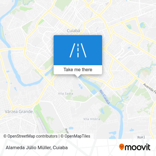 Alameda Júlio Müller map
