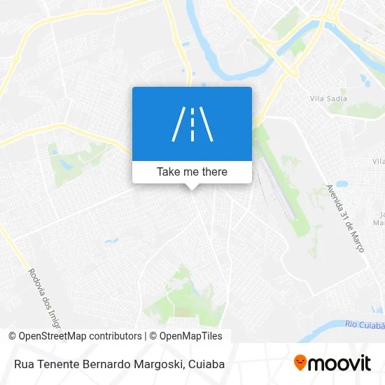 Rua Tenente Bernardo Margoski map