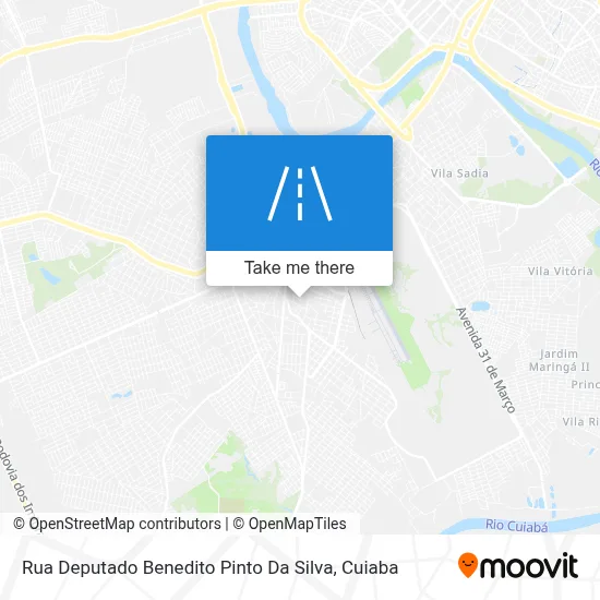 Rua Deputado Benedito Pinto Da Silva map