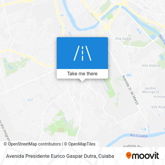 Avenida Presidente Eurico Gaspar Dutra map