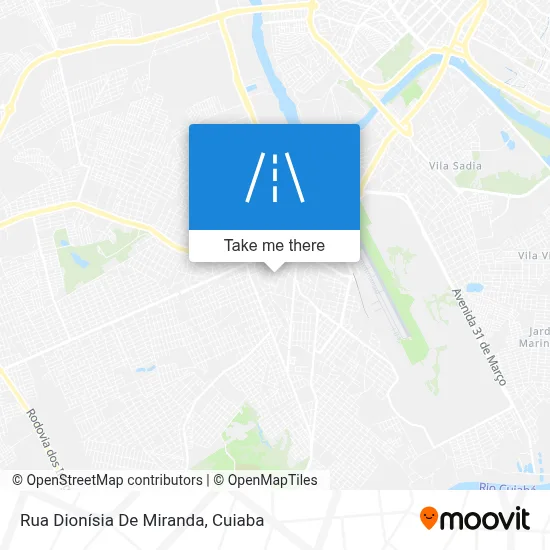 Rua Dionísia De Miranda map