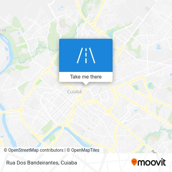 Rua Dos Bandeirantes map