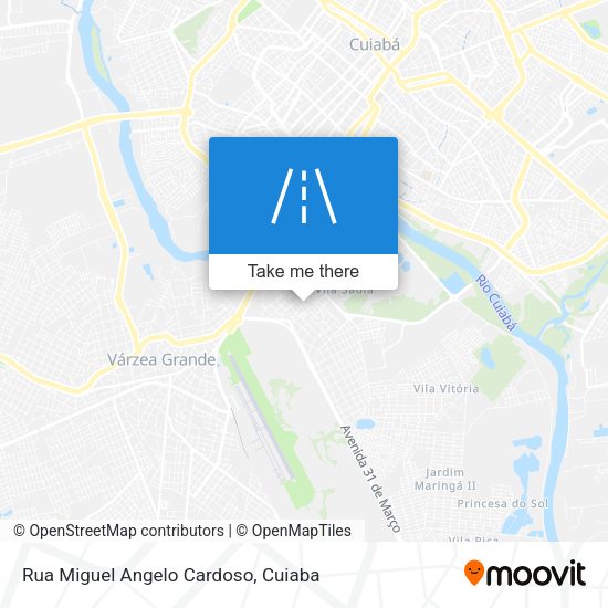 Rua Miguel Angelo Cardoso map