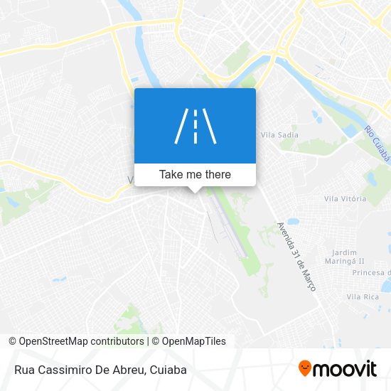 Rua Cassimiro De Abreu map