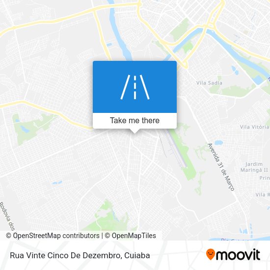 Rua Vinte Cinco De Dezembro map