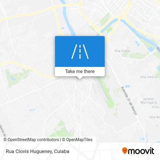 Rua Clovis Hugueney map