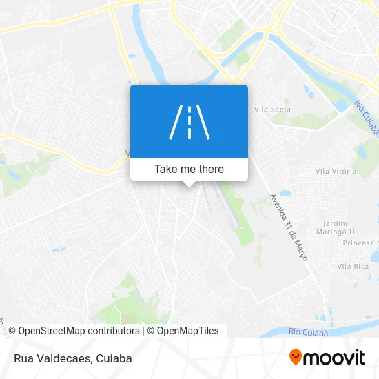 Rua Valdecaes map