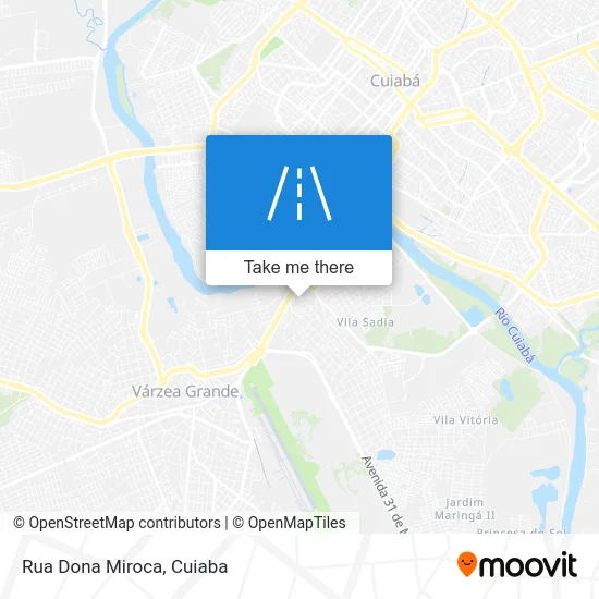 Rua Dona Miroca map