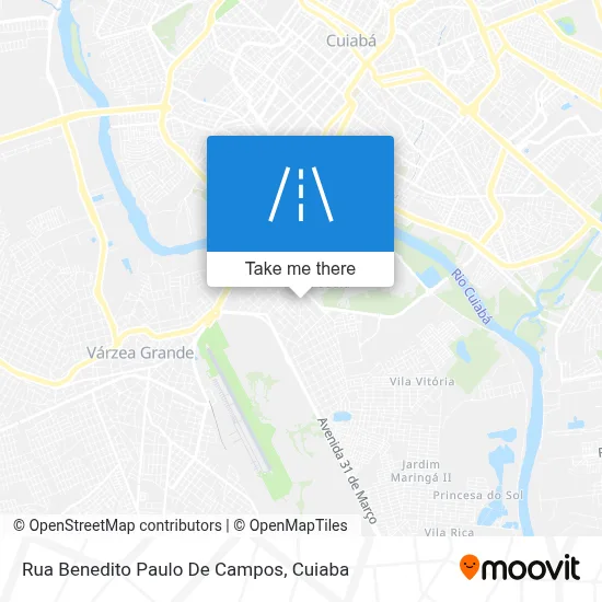 Rua Benedito Paulo De Campos map