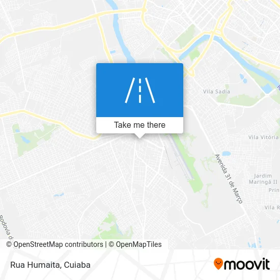 Rua Humaita map