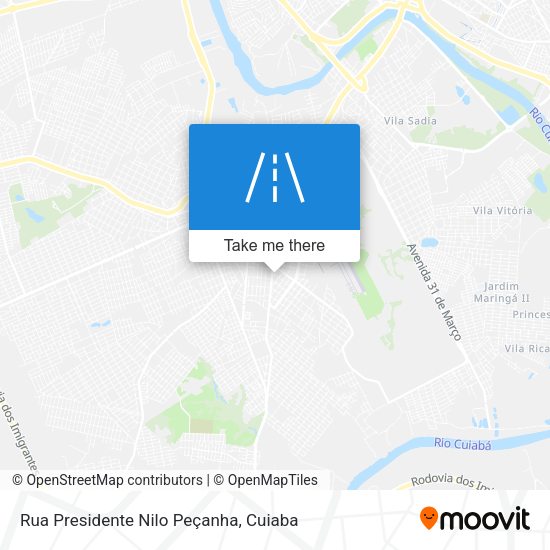 Rua Presidente Nilo Peçanha map