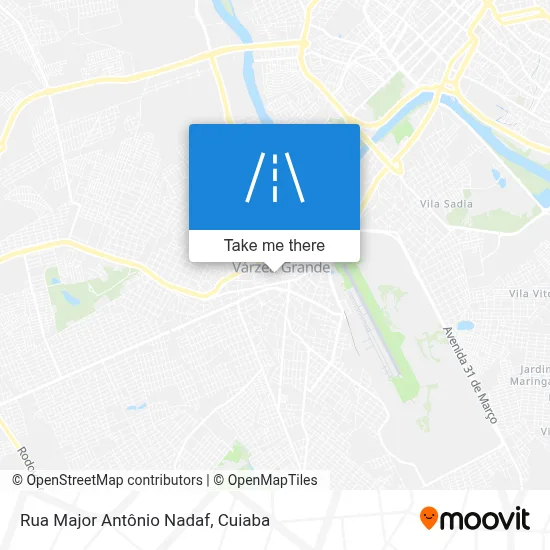 Rua Major Antônio Nadaf map